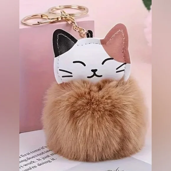 You Choose: Cat Keychain/Bag Charm - Picture 1 of 3